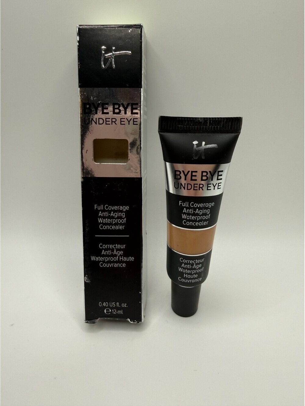 IT Cosmetics Bye Bye Under Eye Concealer 34.5 Rich Golden W Full Coverage 0.40oz